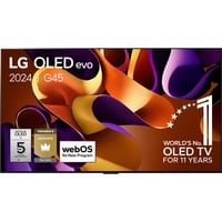 LG OLED65G45LW 65" Ultra HD OLED-tv Zwart/zilver, 4x HDMI, 3x USB-A, Optisch, CI, Bluetooth, LAN, WLAN, HDR10