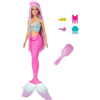 Mattel Barbie Zeemeerminpop met fantasiehaar van 18 cm 