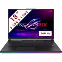 ASUS ROG Strix SCAR 18 (G834JYR-R6019W) 18"  gaming laptop Zwart | Core i9-14900HX | RTX 4090 | 32 GB | 2 TB SSD | 240 Hz