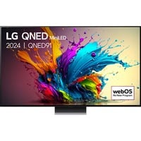 LG 86QNED91T6A 86" Ultra HD Led-tv Zwart, 4x HDMI, 2x USB-A, Optisch, CI, Bluetooth, LAN, WLAN, HDR10