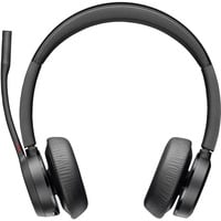 HP Poly Voyager 4320 USB-A on-ear headset Zwart