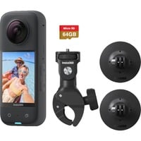 Insta360 X3 Motor Combo videocamera Zwart, Wi-Fi, Bluetooth, 64GB