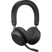 Jabra Evolve2 75 over-ear headset Zwart, Link380c, Inclusief laadstation