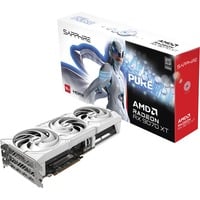 SAPPHIRE Radeon RX 9070 XT Pure grafische kaart Wit, 2x DisplayPort, 2x HDMI 2.1, RDNA4