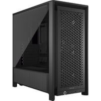 Corsair FRAME 4000D RS midi tower behuizing Zwart | 2x USB-A | 1x USB-C | Tempered Glass