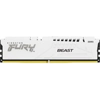 Kingston FURY 16 GB DDR5-6000 werkgeheugen Wit, KF560C30BWE-16, Fury Beast, XMP, EXPO