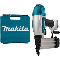 Makita AF506 8 bar Brad tacker (18 Ga) Blauw, In koffer | lichte compacte afwerktacker