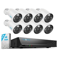 Reolink RLK16-1200B8-A 2.8MM beveiligingsset beveiligingscamera Wit, 8 stuks, 12 MP, PoE, 4 TB