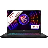 MSI Katana 17 (B13VGK-1059BE) 17.3"  gaming laptop Zwart | Core i7-13620H | RTX 4070 | 16 GB | 1 TB SSD | 144 Hz