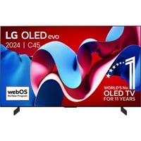 LG OLED42C45LA 42" Ultra HD OLED-tv Zwart, 4x HDMI, 3x USB-A, Optisch, CI, Bluetooth, LAN, WLAN, HDR10