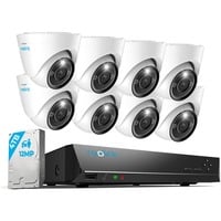 Reolink RLK16-1200D8-A 2.8MM beveiligingsset  beveiligingscamera Wit, 8 stuks, 12 MP, PoE, 4 TB