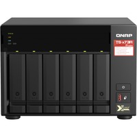 QNAP TS-673A-8G nas Zwart/grijs, 2x 2.5 Gb LAN, USB