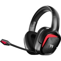 Trak Racer Draadloze gaming headset over-ear  Zwart/rood