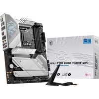 MSI MPG Z790 EDGE TI MAX WIFI socket 1700 moederbord Zilver, RAID, 2.5 Gb-LAN, WLAN, BT, Sound, ATX