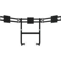 Trak Racer Geïntegreerde drievoudige monitorstandaard voor TR8 Pro Zwart
