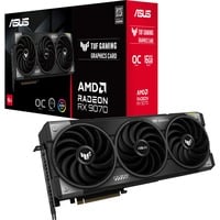 ASUS TUF Gaming Radeon RX 9070 OC grafische kaart Grijs, 3x DisplayPort, 1x HDMI, RDNA4