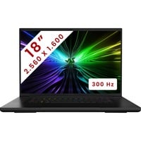 Razer Blade 18 (RZ09-0509SFK3-R3F1) 18"  gaming laptop Zwart | Core i9-14900HX | RTX 4070 | 32 GB | 1 TB SSD | 300 Hz