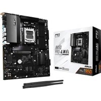 ASRock B850 Pro-A WiFi socket AM5 moederbord RAID, 2.5 Gb-LAN, Wi-Fi 6E, BT, Sound, ATX