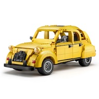 CaDA Citroen 2CV Constructiespeelgoed C61026W, Schaal 1:12