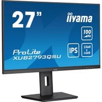 iiyama ProLite XUB2793QSU-B6 27" monitor Zwart, 100Hz, HDMI, DisplayPort, USB, Audio, AMD FreeSync 