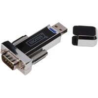 Digitus USB > serial adapter Zwart, 0,8 meter