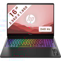 HP OMEN MAX 16 (ak0008nb) 16" Copilot+ gaming laptop Zwart | Ryzen AI 7 350 | RTX 5070 Ti | 24 GB | 1 TB SSD | 240 Hz