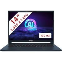 MSI Stealth 14 AI Studio (A1VFG-015BE) 14"  gaming laptop Donkerblauw | Core Ultra 7 155H | RTX 4060 | 16 GB | 1 TB SSD | 120 Hz