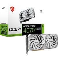 MSI GeForce RTX 4070 Ti SUPER 16G VENTUS 2X WHITE OC grafische kaart Wit, 1x HDMI, 3x DisplayPort, DLSS 3