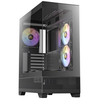 Antec CX700 Elite RGB midi tower behuizing Zwart | 2x USB-A | Tempered Glass