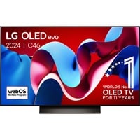 LG OLED48C46LA 48" Ultra HD OLED-tv Zwart, 4x HDMI, 3x USB-A, Optisch, CI, Bluetooth, LAN, WLAN, HDR10
