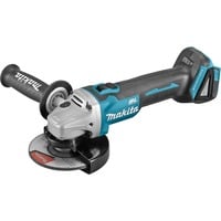 Makita 18 V Haakse slijper 125 mm DGA506ZJ Blauw/zwart, zonder accu en oplader, in Mbox