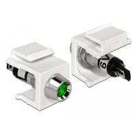 DeLOCK Keystone LED Green 6 V keystone module Wit