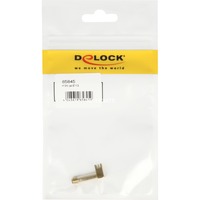 DeLOCK SMA jack 90° PCB connector Goud