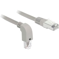 DeLOCK Patchkabel S/FTP, RJ-45 met Cat.6a Grijs, 0,5 meter