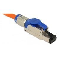 DeLOCK RJ45 Plug field assembly Cat.8 stekker Blauw