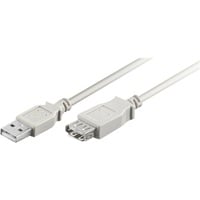 goobay USB 2.0 verlengkabel Grijs, 1,8 meter 