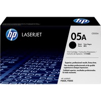 HP 05A zwarte LaserJet tonercartridge (CE505A) Zwart, Zwart, Retail