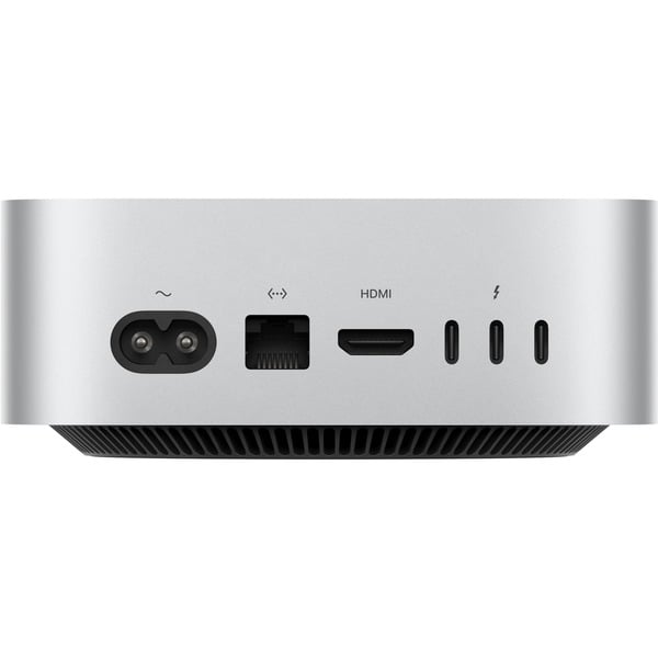 Apple Mac Mini (2024) pcsysteem Zilver M4 10 Core M4 10Core GPU