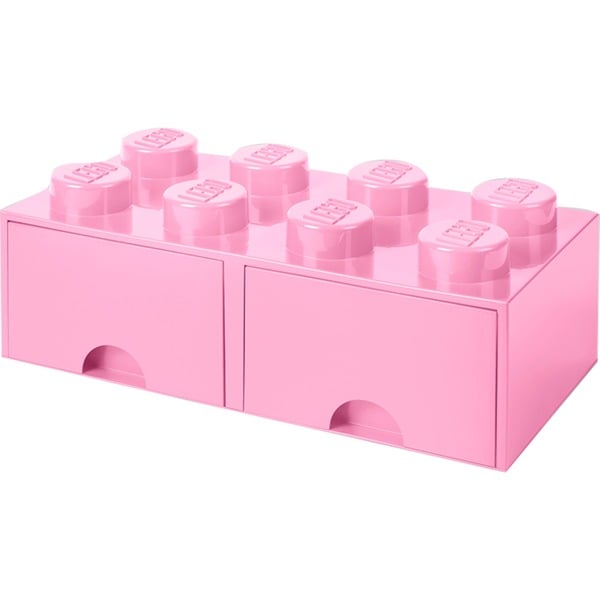 Luidspreker Pluche pop werknemer Room Copenhagen LEGO Brick Drawer 8 Roze opbergdoos Roze