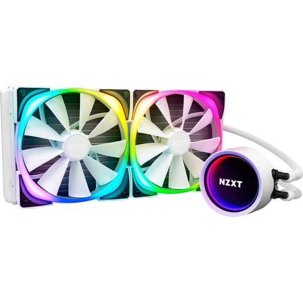 NZXT Kraken X63 RGB White 280mm waterkoeling Wit, AM4 ready