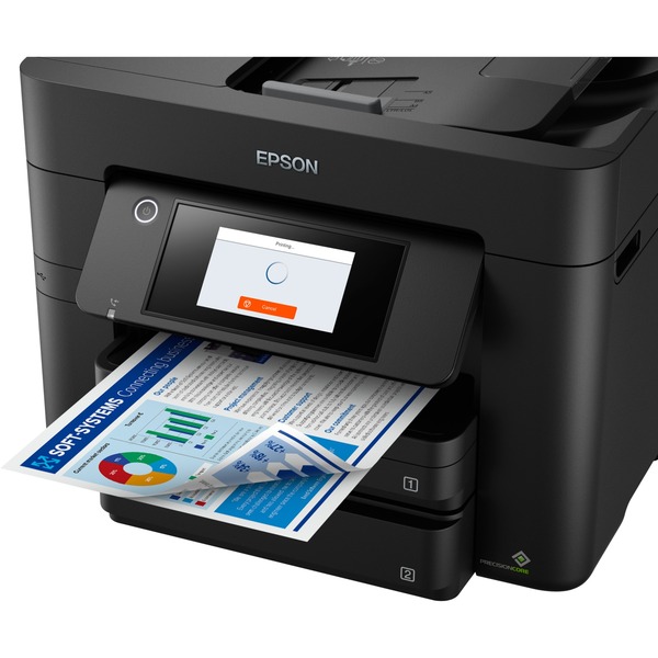 Epson Workforce Pro Wf 4830dtwf All In One Inkjetprinter Met Faxfunctie Zwart 3649