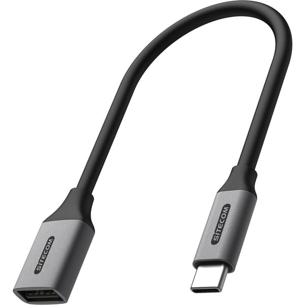 Sitecom USB C Naar USB A Adapter Met Kabel Zwart 0 15 Meter