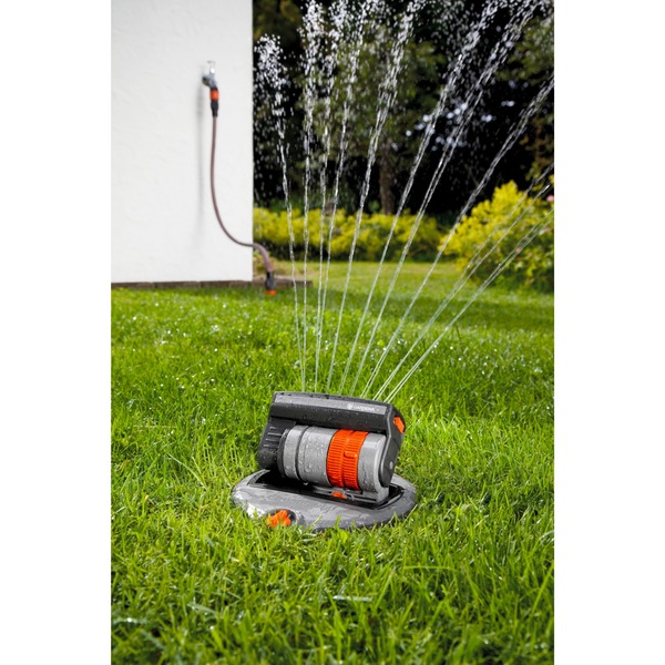 Gardena Complete Set Met Verzonken Zwenksproeier Os Sprinklersysteem Grijs Oranje