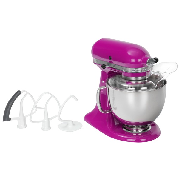 systeem Trillen oor KitchenAid Artisan Mixer-Keukenrobot 5KSM175PSERI keukenmachine Pink