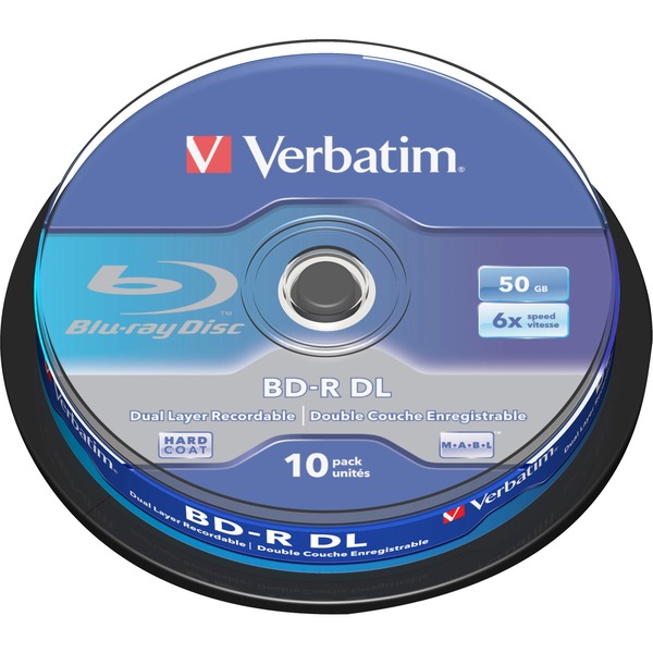 Verbatim R 50 Gb Blu Ray Media 6x 10 Stuks Retail